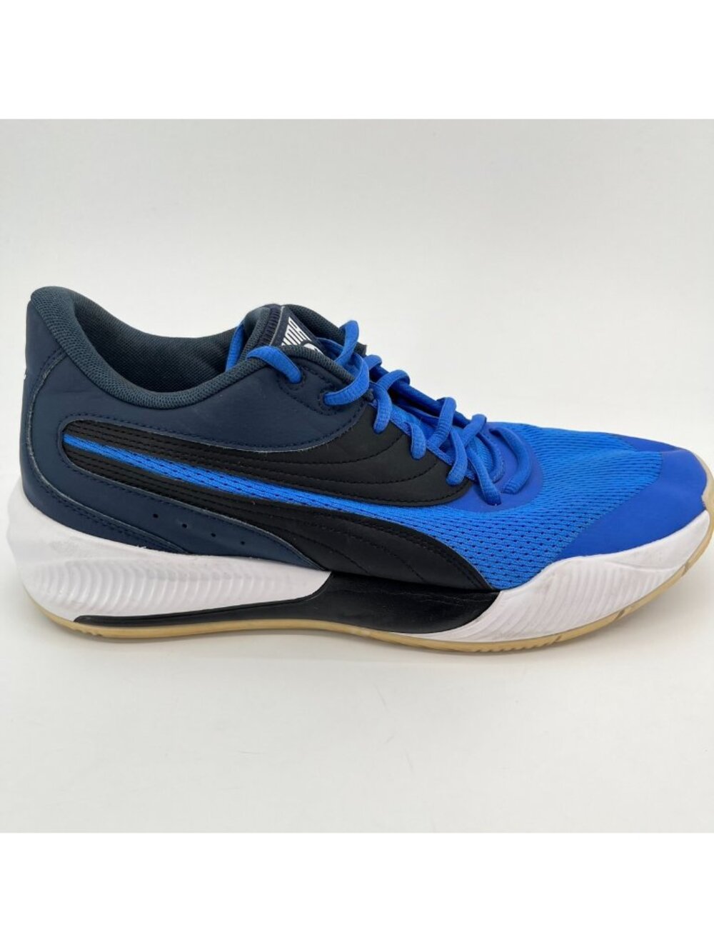 Puma Triple Basketball Mens Size 10.5 Blue White Athletic Running Shoes Sneakers